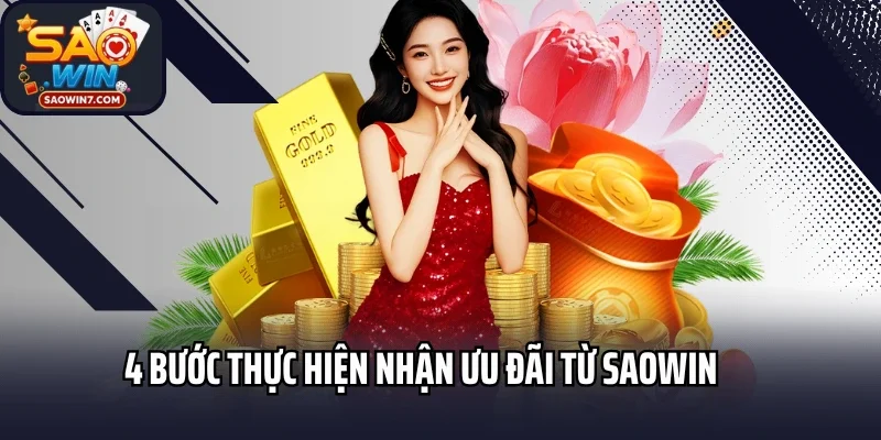 4 bước thực hiện nhận ưu đãi từ Saowin