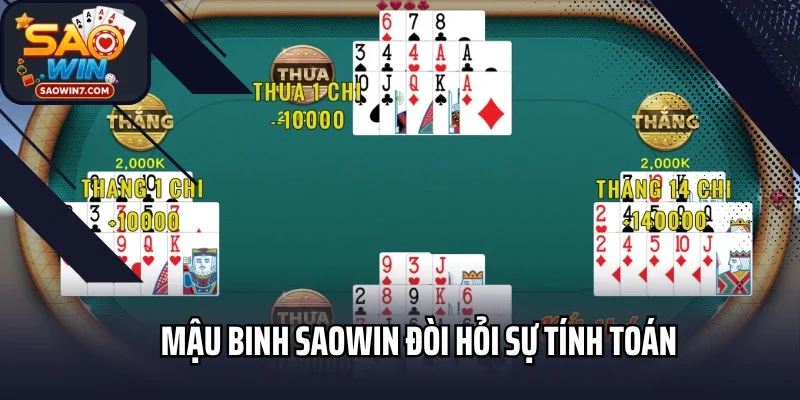 Mậu binh Saowin đòi hỏi sự tính toán
